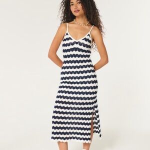 Hollister Crochet Style Midi Dress